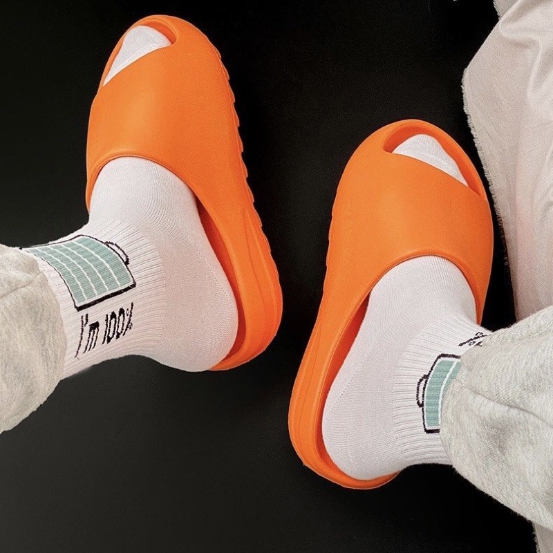 Dép bánh mì, quai ngang  thời trang unisex ulzzang  Họa tiết siêu êm, siêu nhẹ nam nữ