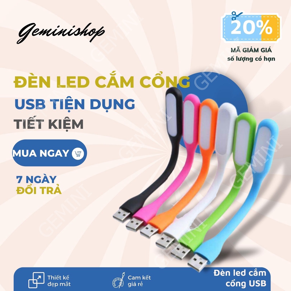 [Giá sỉ] Đèn led USB siêu sáng giao màu ngẫu nhiên