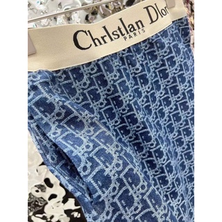 Chân váy bò dior cạp chun cao cấp