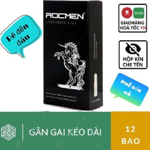 Bao cao su Gai Rocmen [CHÍNH HÃNG 100% - 12BAO] Bao cao su cho bạn lên đến đỉnh nhanh với công nghệ Brazil mới nhất