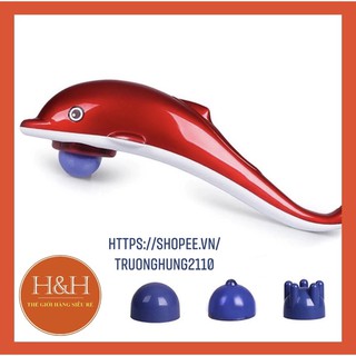 Máy massage cầm tay mini h668 small 3 đầu