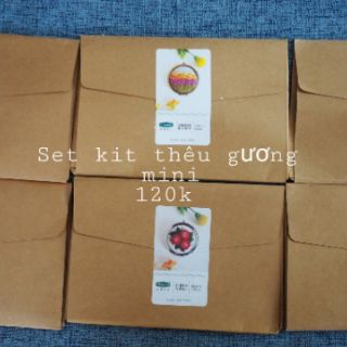 Set thêu gương mini