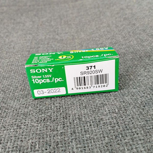 [SALE] Pin Đồng Hồ đeo tay Sony SR920SW – Pin 371 (vỉ 1 viên)