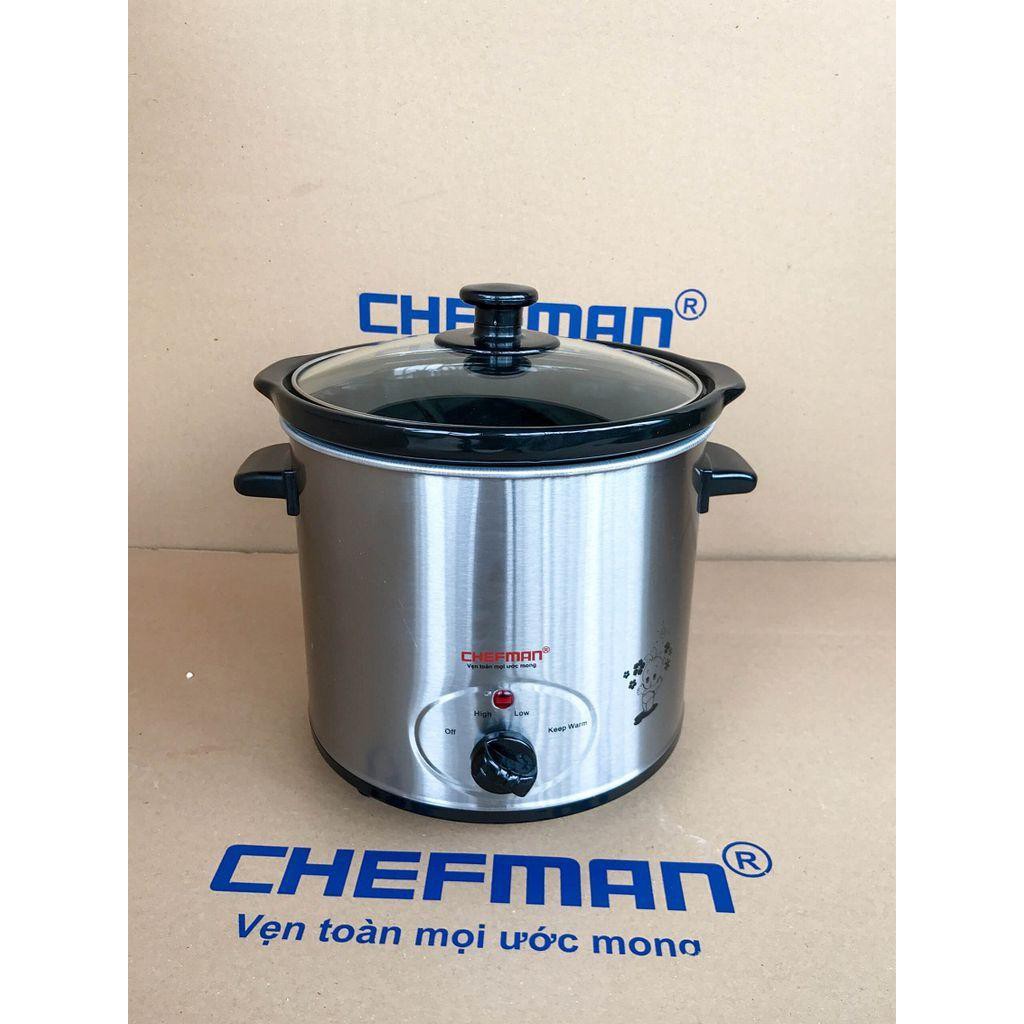 Nồi hầm đa năng, Nồi nấu cháo, Nồi kho cá Chefman 2.5L ( 2019 )