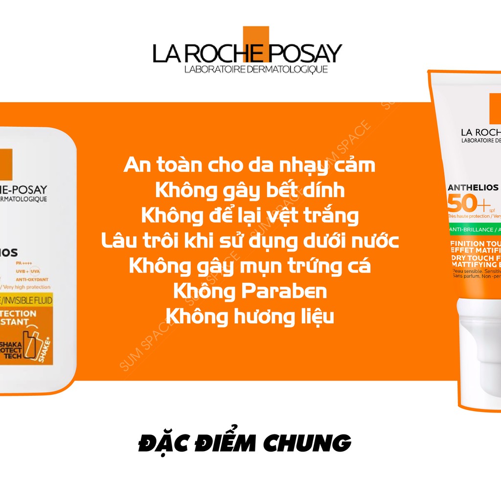 Kem chống nắng La Roche-Posay Fluide Invisible SPF50+ 50ml