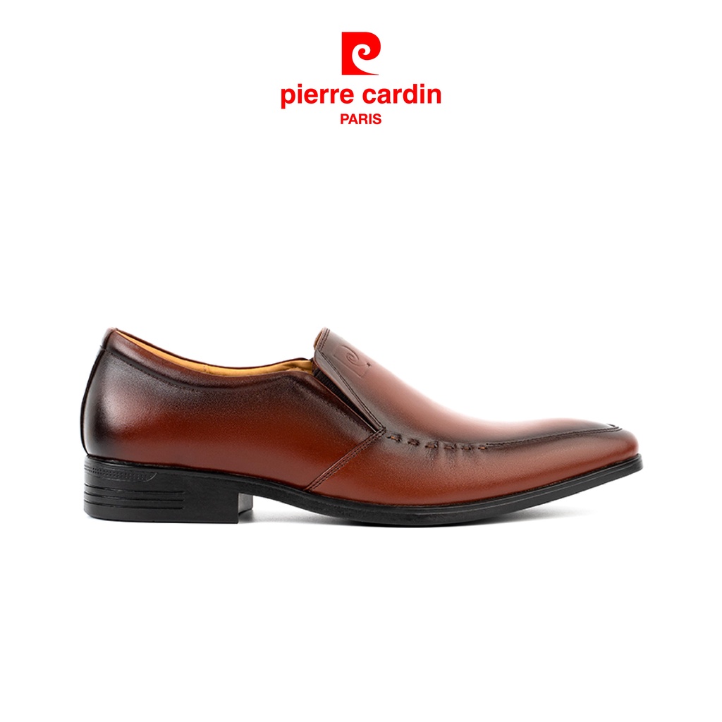 Giày tây nam da bò Pierre Cardin cao cấp, màu nâu sang trọng - PCMFWL 704