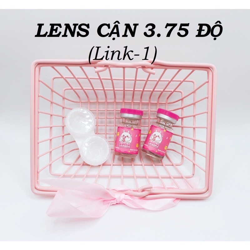 LINK LENS CẬN 3.75 ĐỘ-KÍNH ÁP TRÒNG HÀN QUỐC, NỘI ĐỊA TRUNG ( TẶNG KÈM KHAY ĐƠN ĐỰNG LENS)