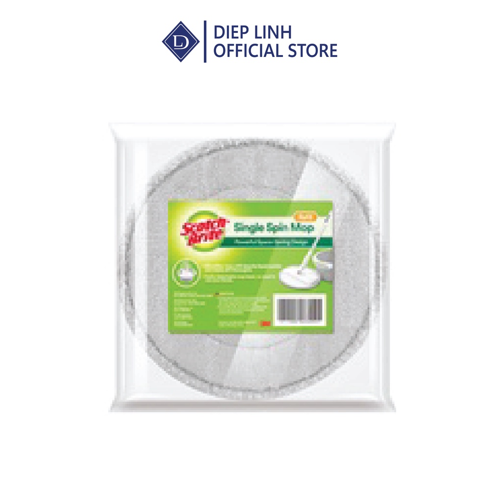 Bông lau thay thế Bộ cây lau nhà 360 độ thông minh Thế hệ mới ScotchBrite 3M