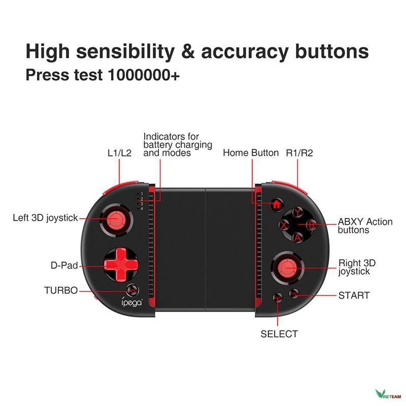 Freeship Freeship  Tay cầm chơi Game Bluetooth không dây IPEGA pg-9087 -dc3383