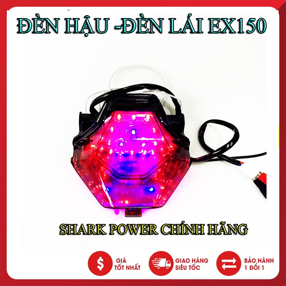 Đèn lái tích hợp xi nhan cho EXCITER 150 chính hãng shark power