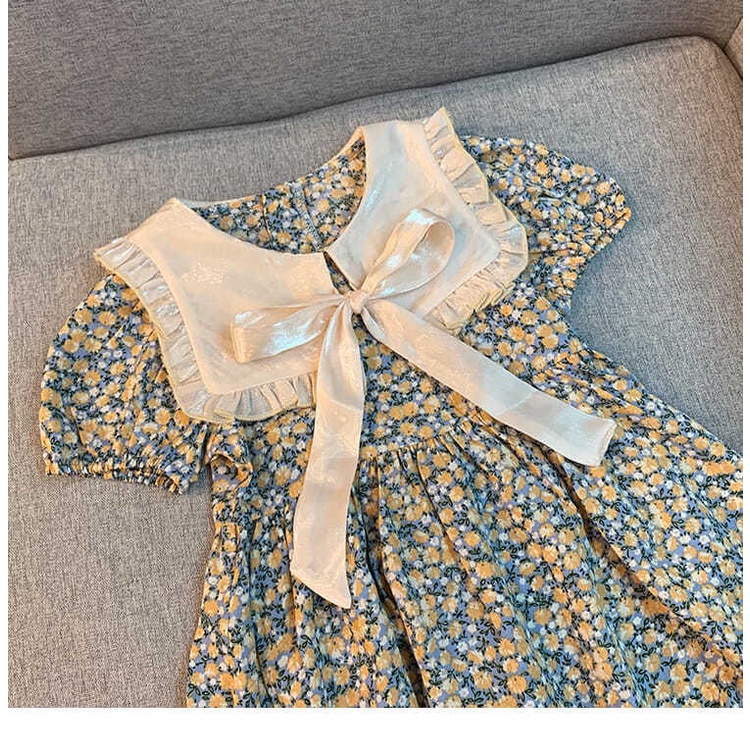 Đầm Công Chúa Họa Tiết Hoa Thời Trang Mùa Hè 2022 Cho Bé Gái