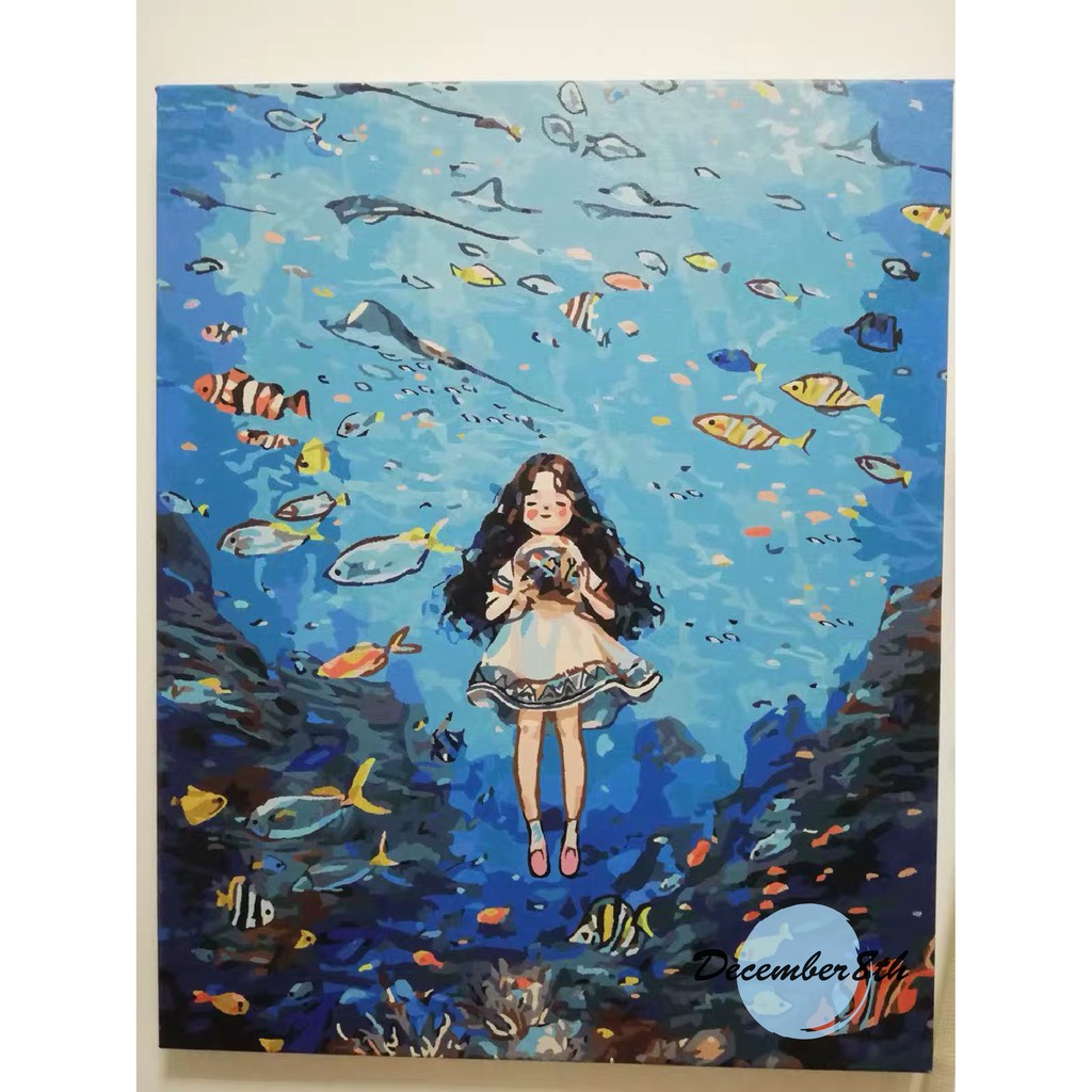 Tranh tô màu theo số Tranh sơn dầu số hóa December8th Hot Trend - Forest Girls - Có Sẵn | BigBuy360 - bigbuy360.vn