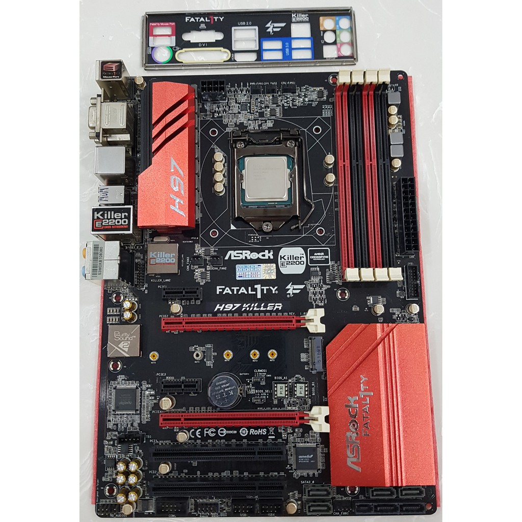 Combo Bo Mạch Chủ H97 Asrock Killer Faltaty + CPU Xeon E3 1246v3