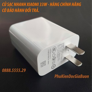 Củ Sạc nhanh Xiaomi 33W - MDY-11-EX (Turbo Charge)