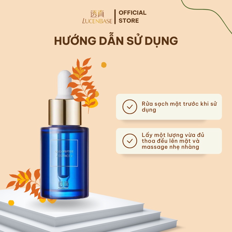 Tinh chất serum oligopeptide LUCENBASE cấp ẩm, phục hồi da, làm mềm dịu da 30ml