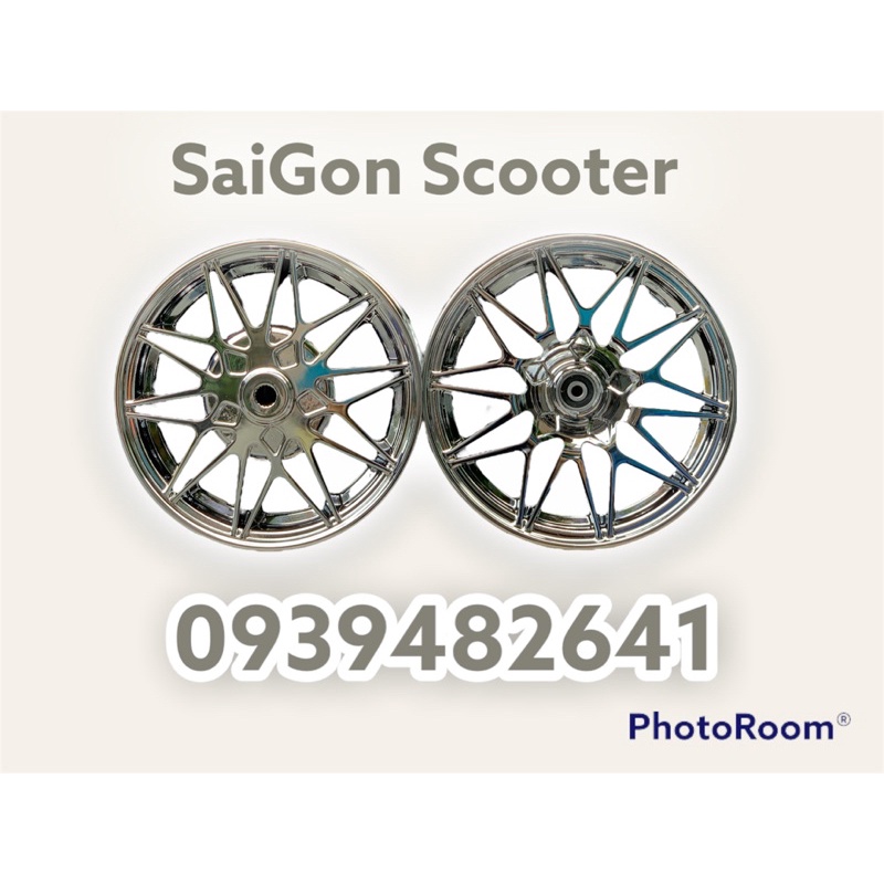 mâm ngôi sao chorme 10 inch gắn cuxi