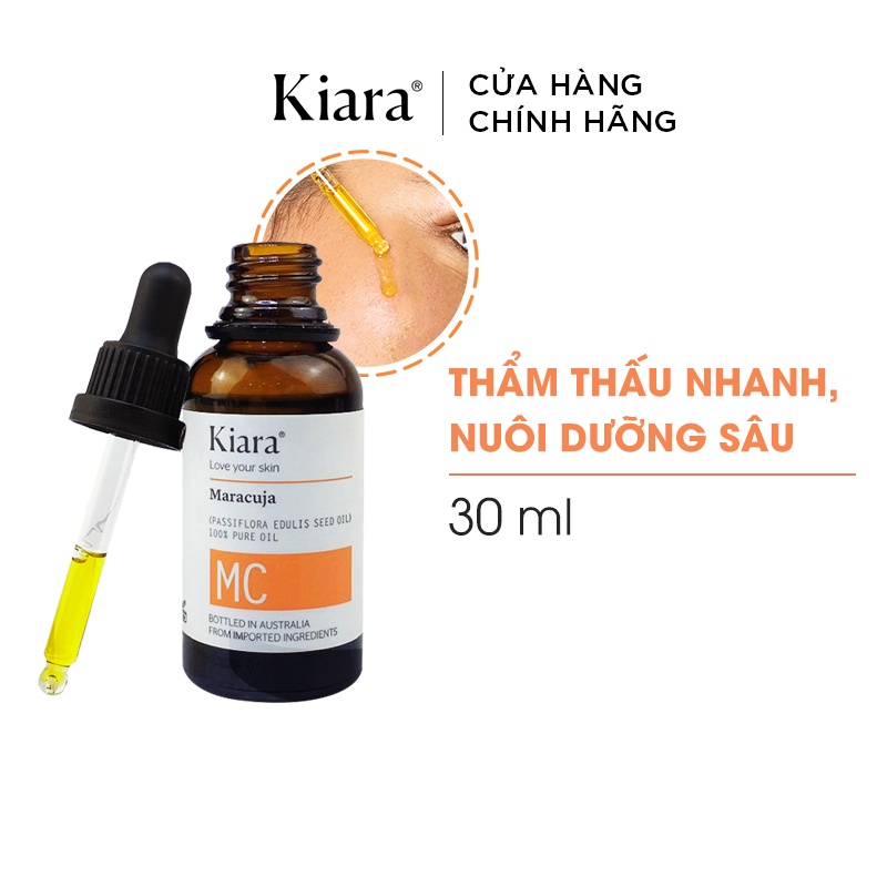 [SALE] Dầu Dưỡng Ẩm Giảm Mụn Kiềm Dầu Kiara Maracuja Oil 30ml date T12/2022