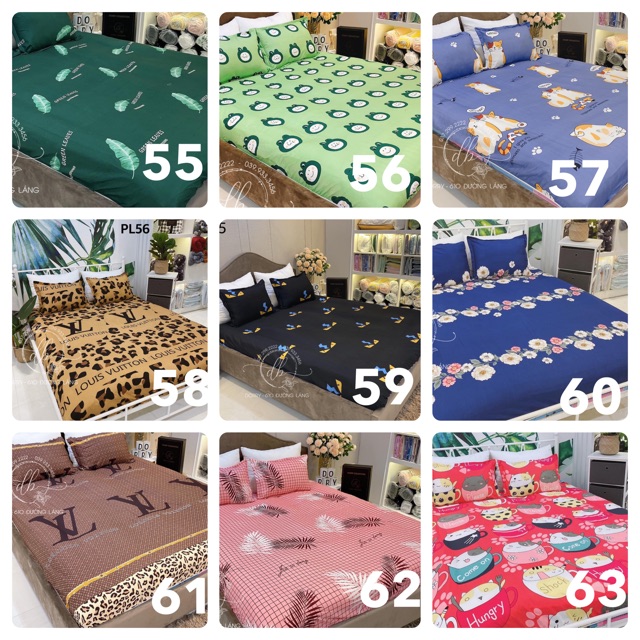 Bộ ga kèm đôi vỏ gối poly cotton siêu ngộ nghĩnh m6 hoặc m8 ( được chọn mẫu và xem hàng) | BigBuy360 - bigbuy360.vn