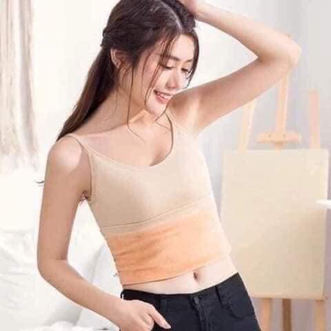 Áo hai dây lót lông giữ nhiệt [ áo 2 dây]