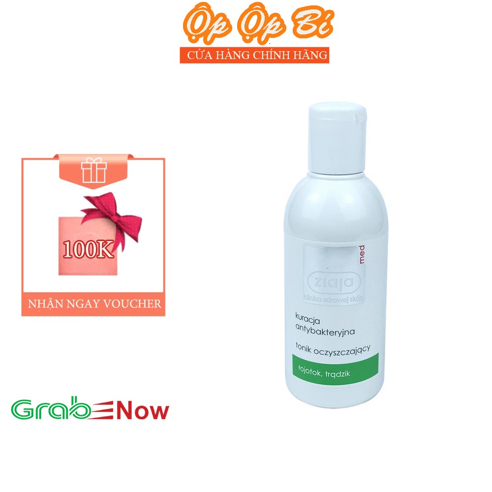 Ziaja - Nước Hoa Hồng Dành Cho Da Mụn Med Xanh 200ml