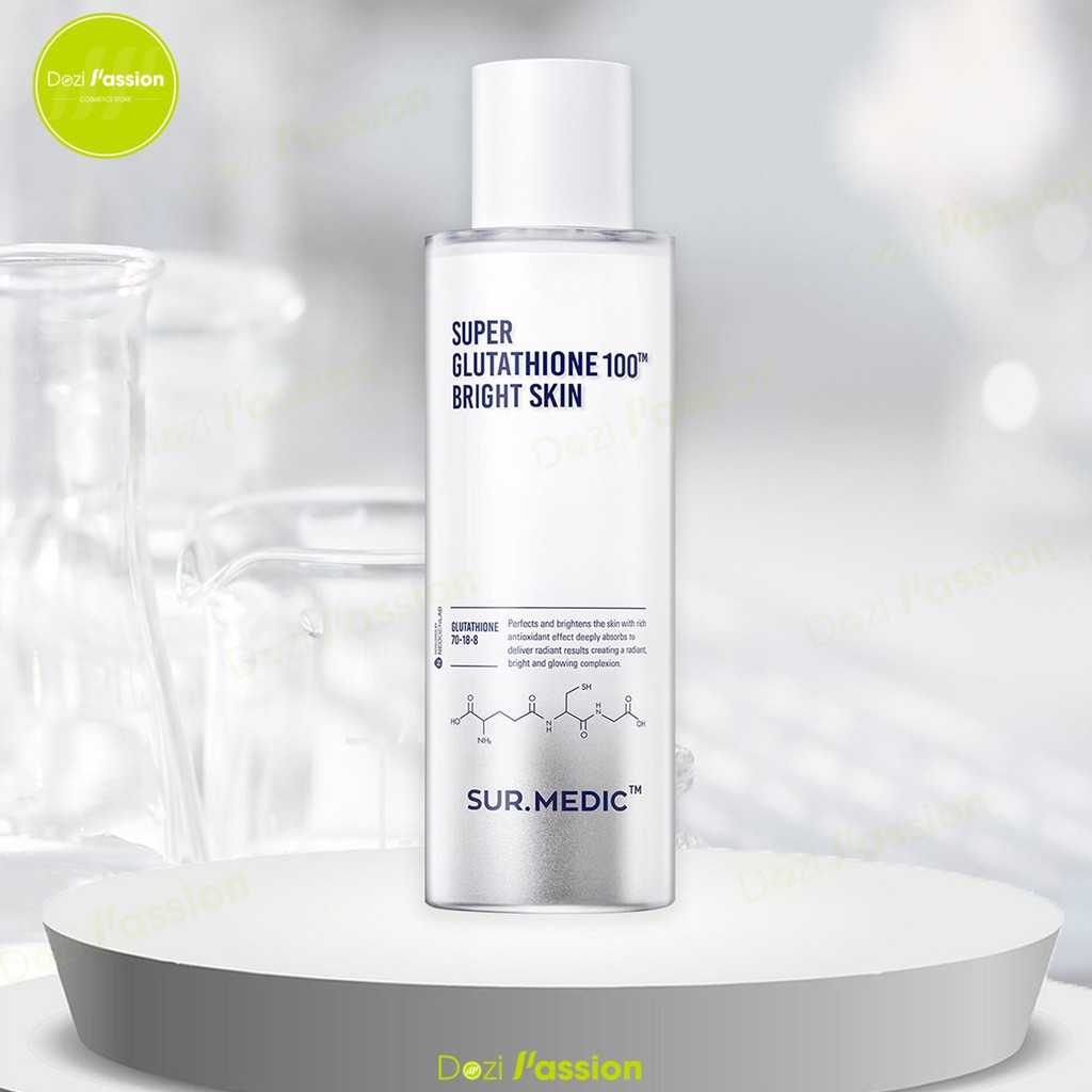 Toner Sur.Medic Dưỡng Trắng Da, Chống Lão Hóa - SurMedic Super Glutathione 100 Bright Skin 145ml