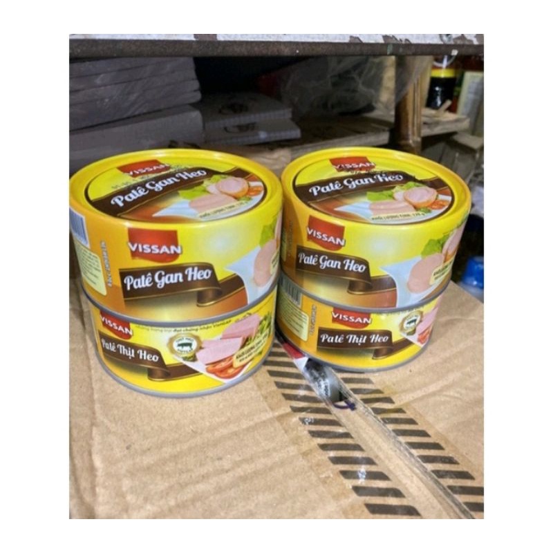 Combo 4 lon pate gan heo Vissan lon in 170g - 359