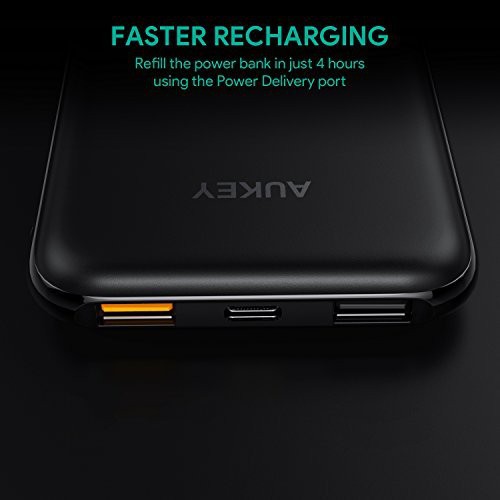 Pin Sạc Dự Phòng AUKEY 10000mAh Quick Charge QC 3.0 Power Delivery PD 2.0 AiPower-PB-Y13