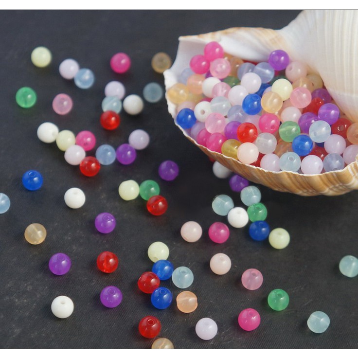 Chuỗi Hạt acrylic Trong Suốt 12-16mm Dùng Để Làm Đồ Trang Sức Thủ Công | BigBuy360 - bigbuy360.vn