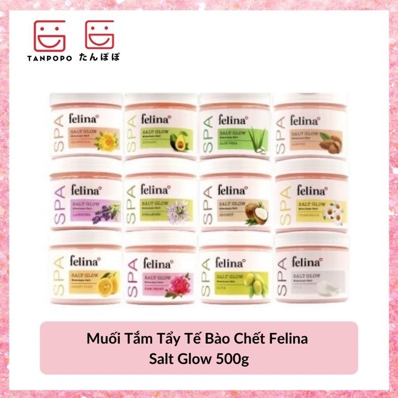 Felina Muối Tắm Felina Salt Chamomile Tẩy Tế Bào Da 500g