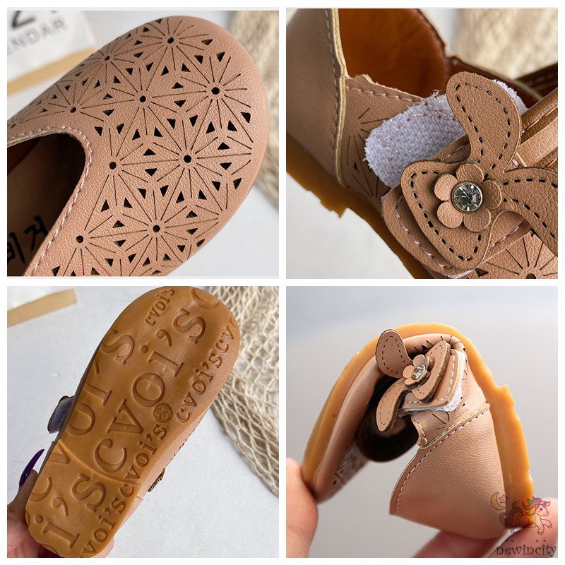 Giày da mềm mại phong cách công chúa Hàn Quốc đáng yêu cho bé gái