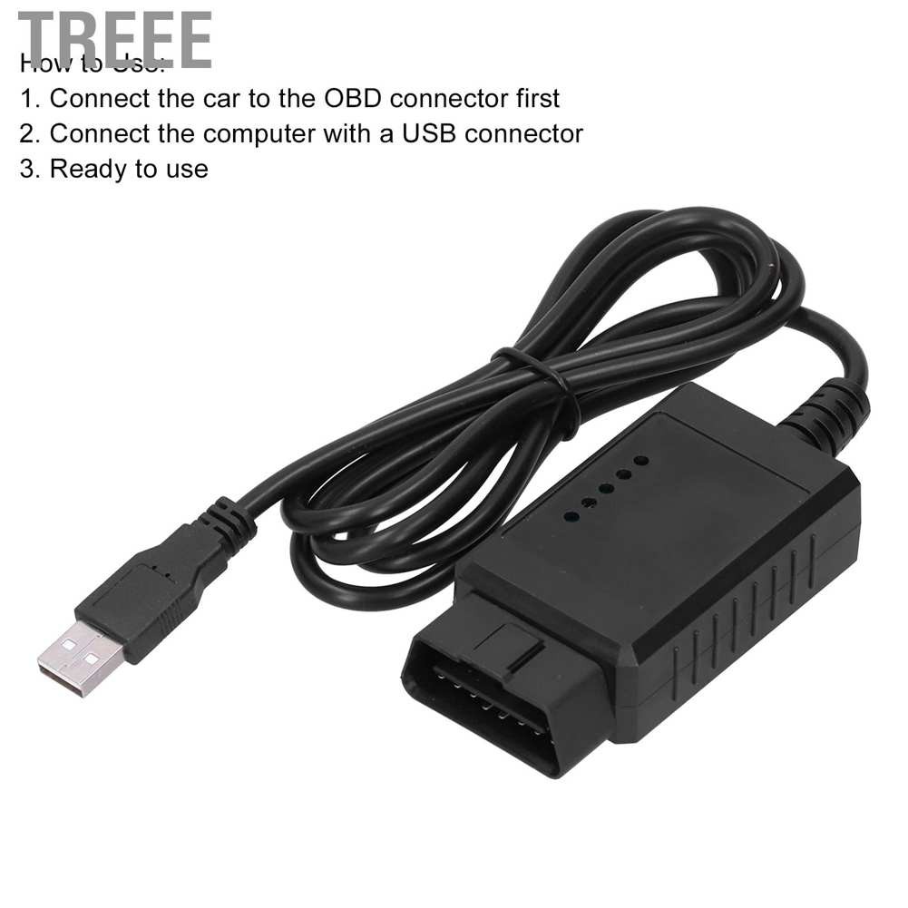 Đầu Đọc Chẩn Đoán Treee Obd Ii Eobd Usb Cho Fiat Panda / Punto Doble Lancia