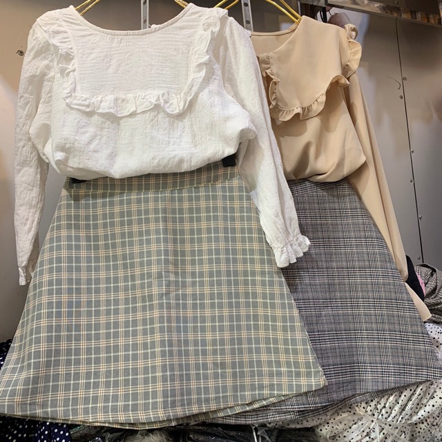 Chân váy ngắn chữ A (có quần trong)