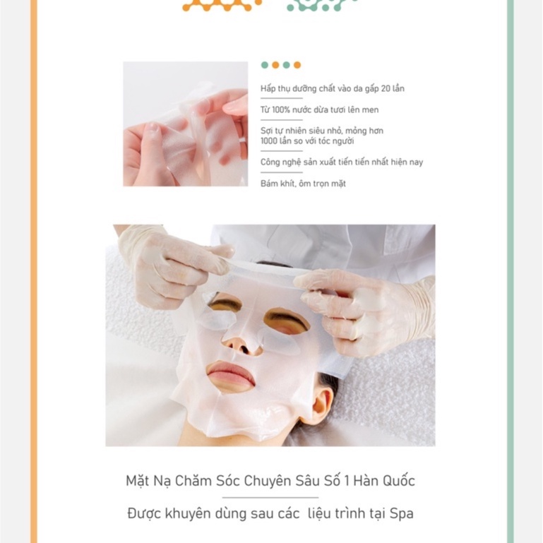 Mặt Nạ Giấy L'eau Claire Ultra Cell Mask Pro Whitening Dưỡng Trắng Kiểm Soát Bã Nhờn Tăng Collagen Cho Da 30ml