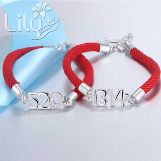 Vòng tay BK - dây đỏ 1314-VT092