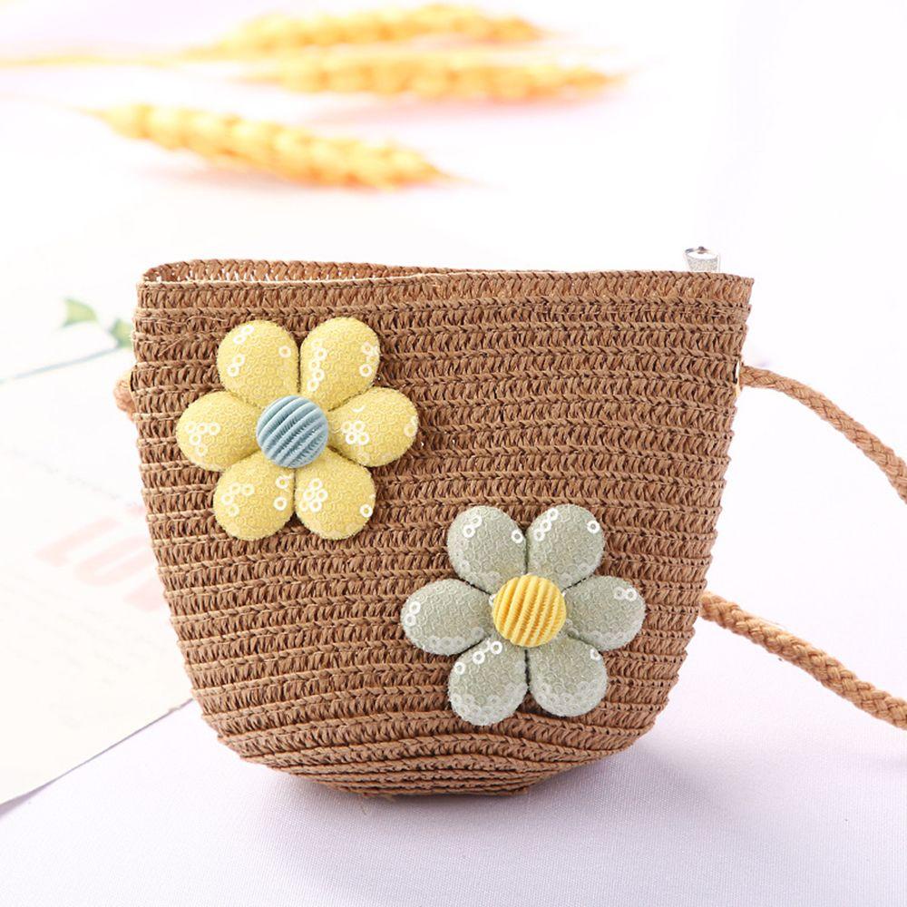 NIUYOU Túi Cói Đeo Chéo Thời Trang Đi Biển Mùa Hè Cho Nữ