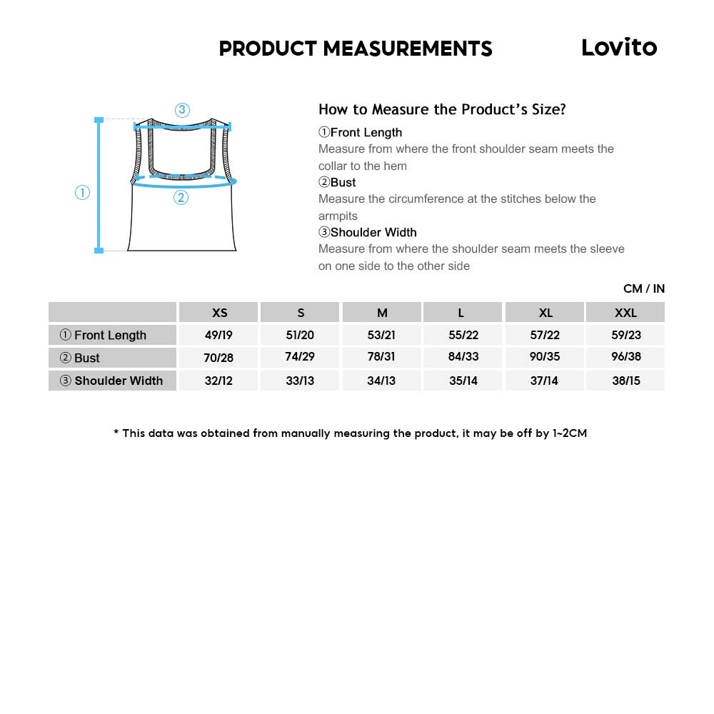 Lovito Áo khoác cổ tròn thêu viền trơn đơn giản L22LD058 (Trắng)