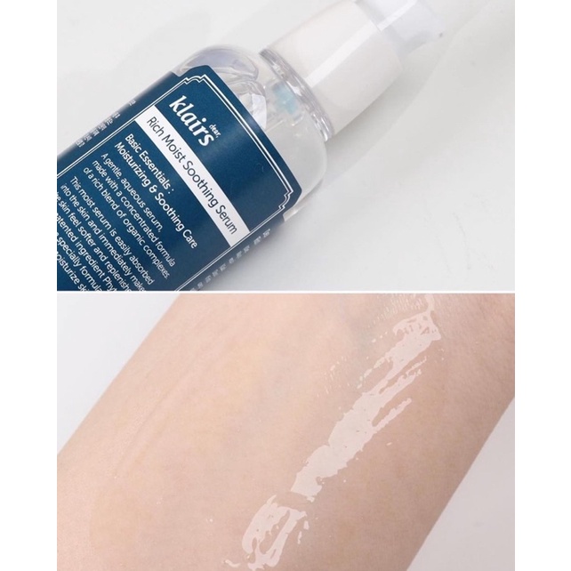 Dưỡng Da Klairs Rich Moist Soothing Serum / Cream