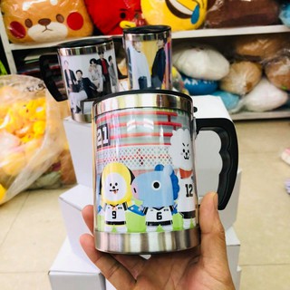 Cốc giữ nhiệt BTS , BT21 sỉ 50k