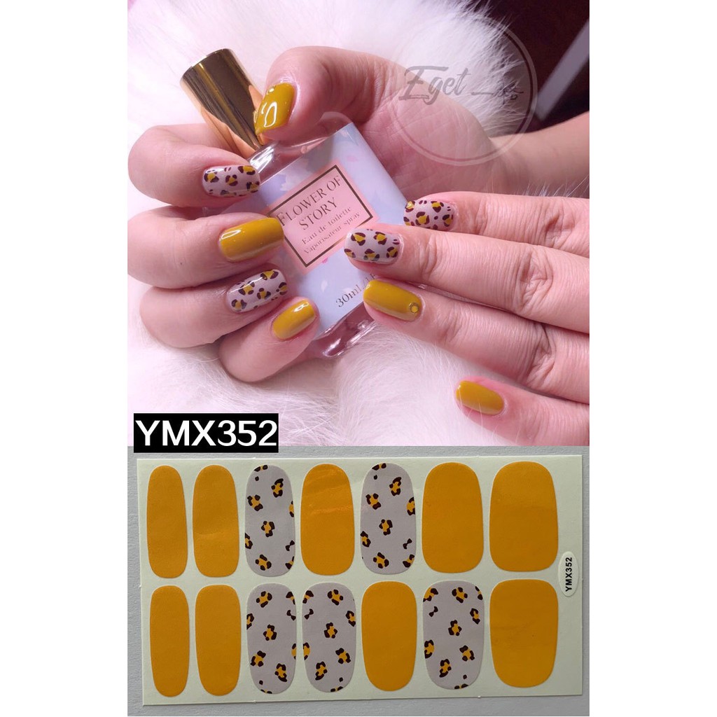 Bộ dán móng tay BIM HOUSE gồm 14 nail stick không thấm nước, độ đàn hồi tốt