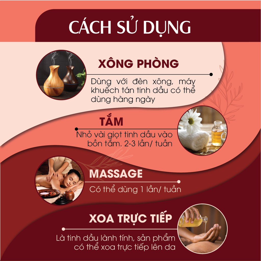 Combo 2 tinh dầu Bưởi Ngọt - Oải Hương 24Care 10ml/chai