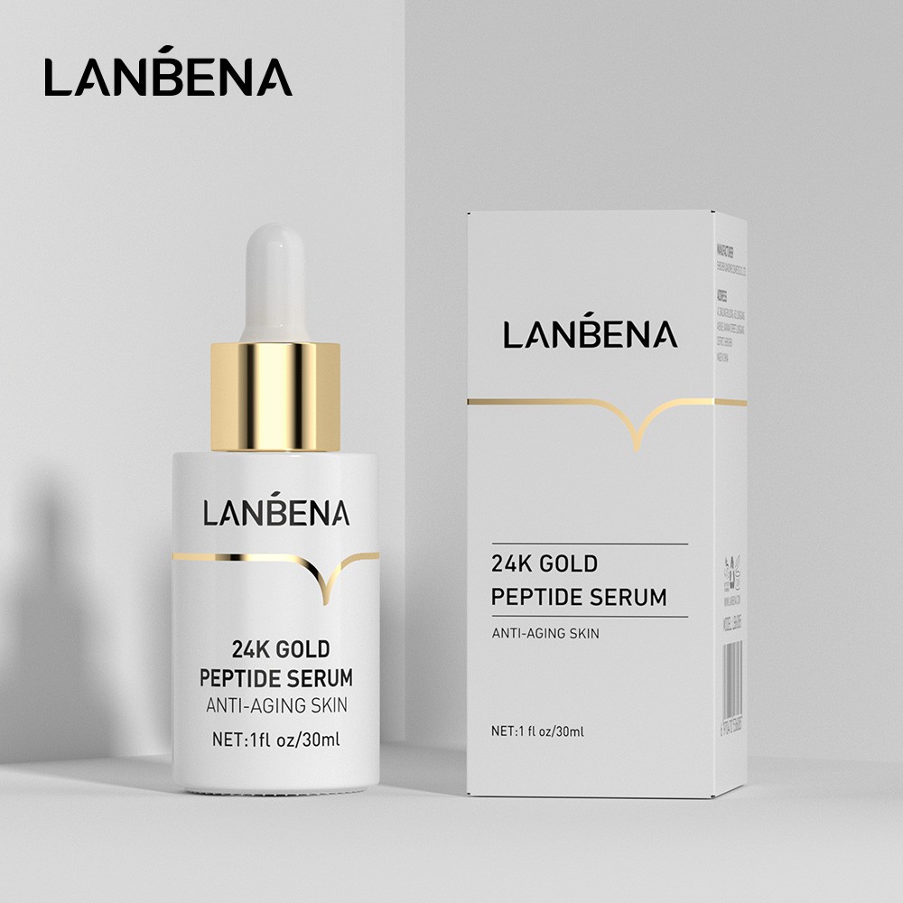 Serum Lanbena Tinh Chất Peptide Và Vàng 24k Ngừa Nếp Nhăn Và Lão Hóa Hiệu Quả 30ml