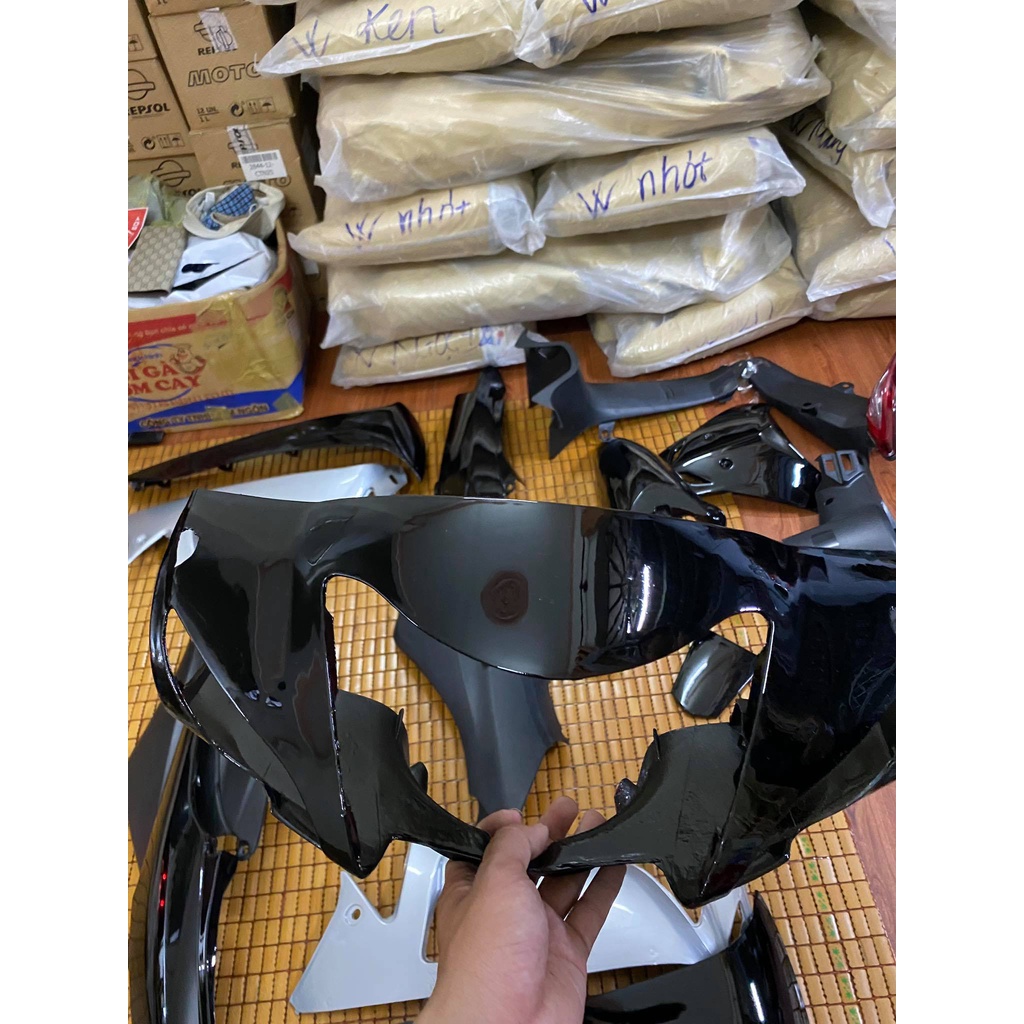 Dàn áo Wave A/Rs/S 100 hàng Việt Nam loại 1 màu Đen