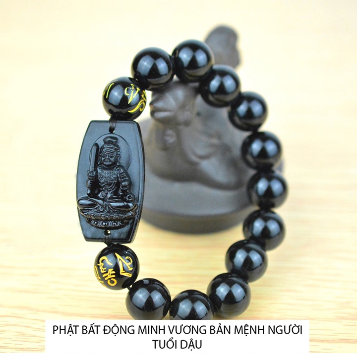 Vòng tay mặt phật Hư Không Tạng Bồ Tát - Phật bản người tuổi Sửu Dần - Mang lại bình an may mắn tài lộc