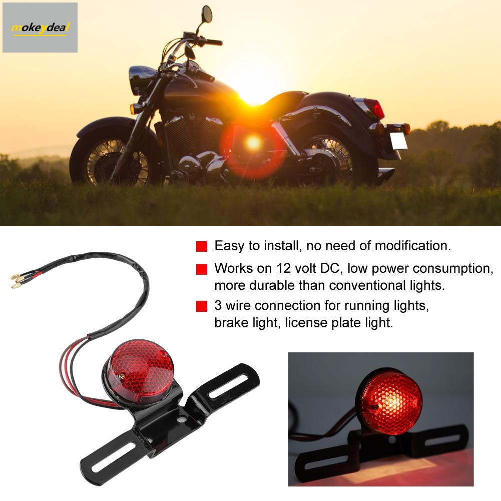 Đèn LED phanh cho xe moto chống nước 12V thông dụng