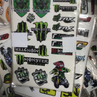 Vỉ tem nổi Monster,  ohlin..