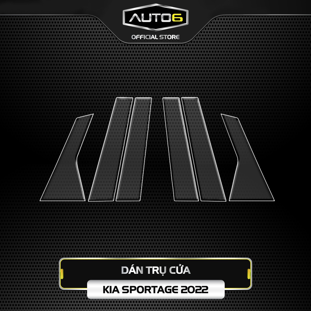 Bộ 4 chi tiết dán Film PPF trong suốt dán xe KIA SPORTAGE 2022 chống xước nội thất - AUTO6