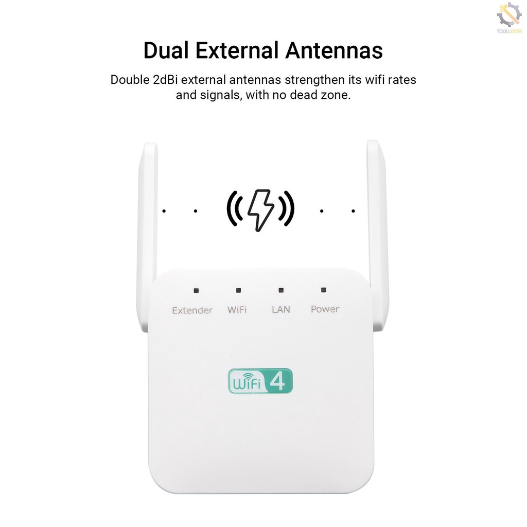 Bộ Khuếch Đại Tín Hiệu Wifi Không Dây 300mbps Phích Cắm Eu | BigBuy360 - bigbuy360.vn