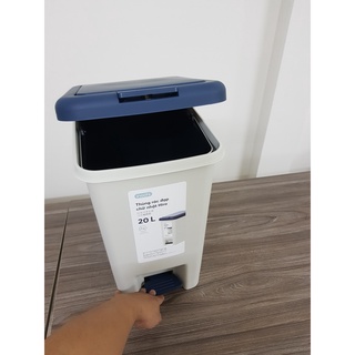Thùng rác đạp chữ nhật Inochi 20L (tiêu chuẩn Nhật Bản)
