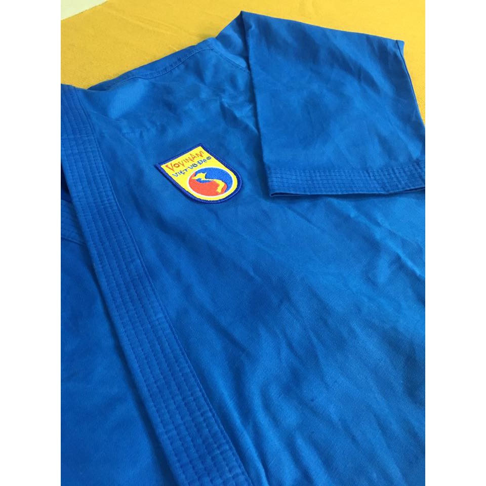 Combo bộ Võ phục Vovinam loại tốt + tặng kèm 02 móc khóa Vovovinam