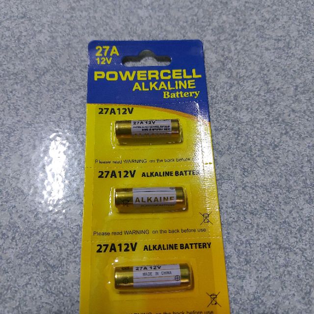 Pin kiềm ALKALINE Battery cho remote 12V 23A 27A